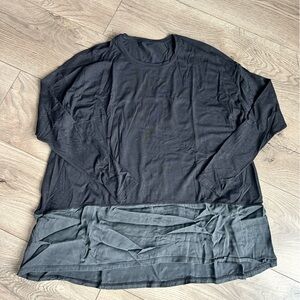 lululemon athletica Black Long Sleeve Tee